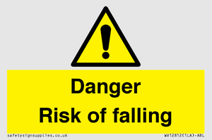 Danger Risk of falling